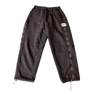 Butcher Youth Black Sweatpants Medium Rapstar Cher Drawstring Waist and Cuffs